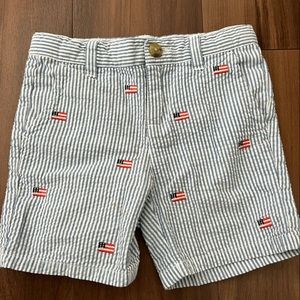 Janie and Jack Americana toddler shorts